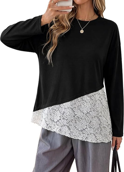 Lace Patchwork Top