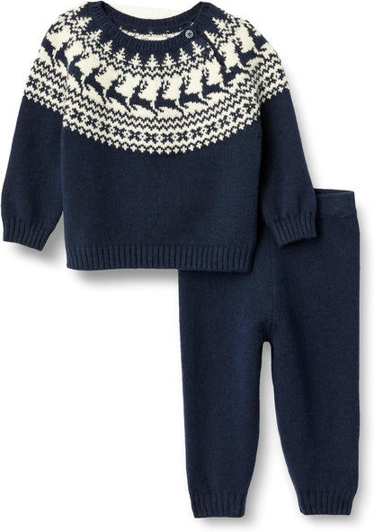 Cotton-Nylon Sweater Set