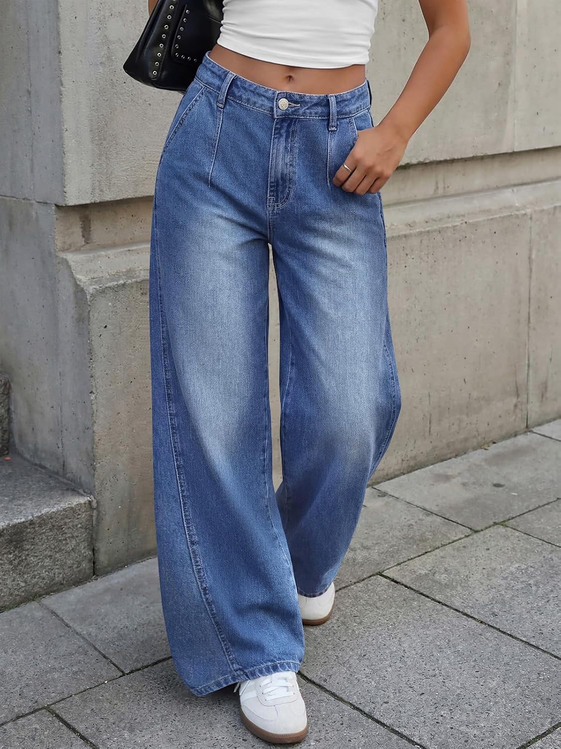 Wide Leg Baggy Jeans