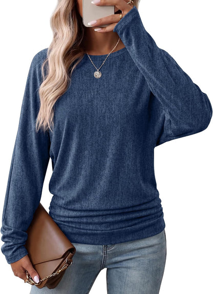 Ruched Lightweight Sweater