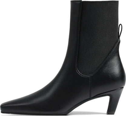 Kitten Heel Ankle Boots