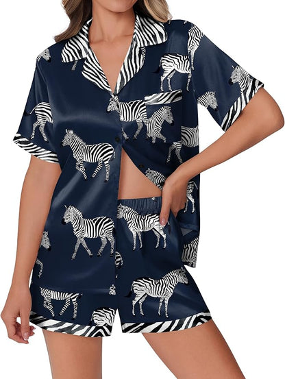Satin Pajamas Set
