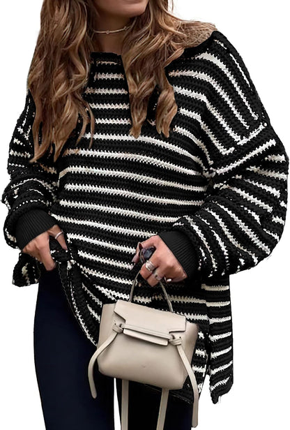 Oversized Striped Sweater