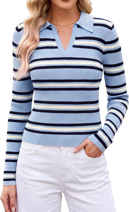 Striped Knit Sweater