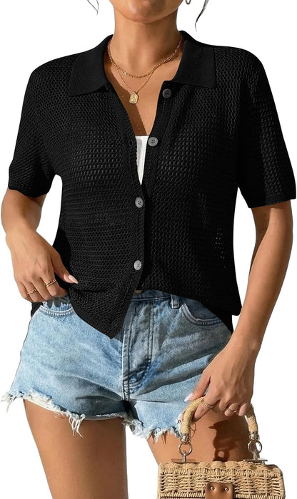 Crochet Cardigan Sweater