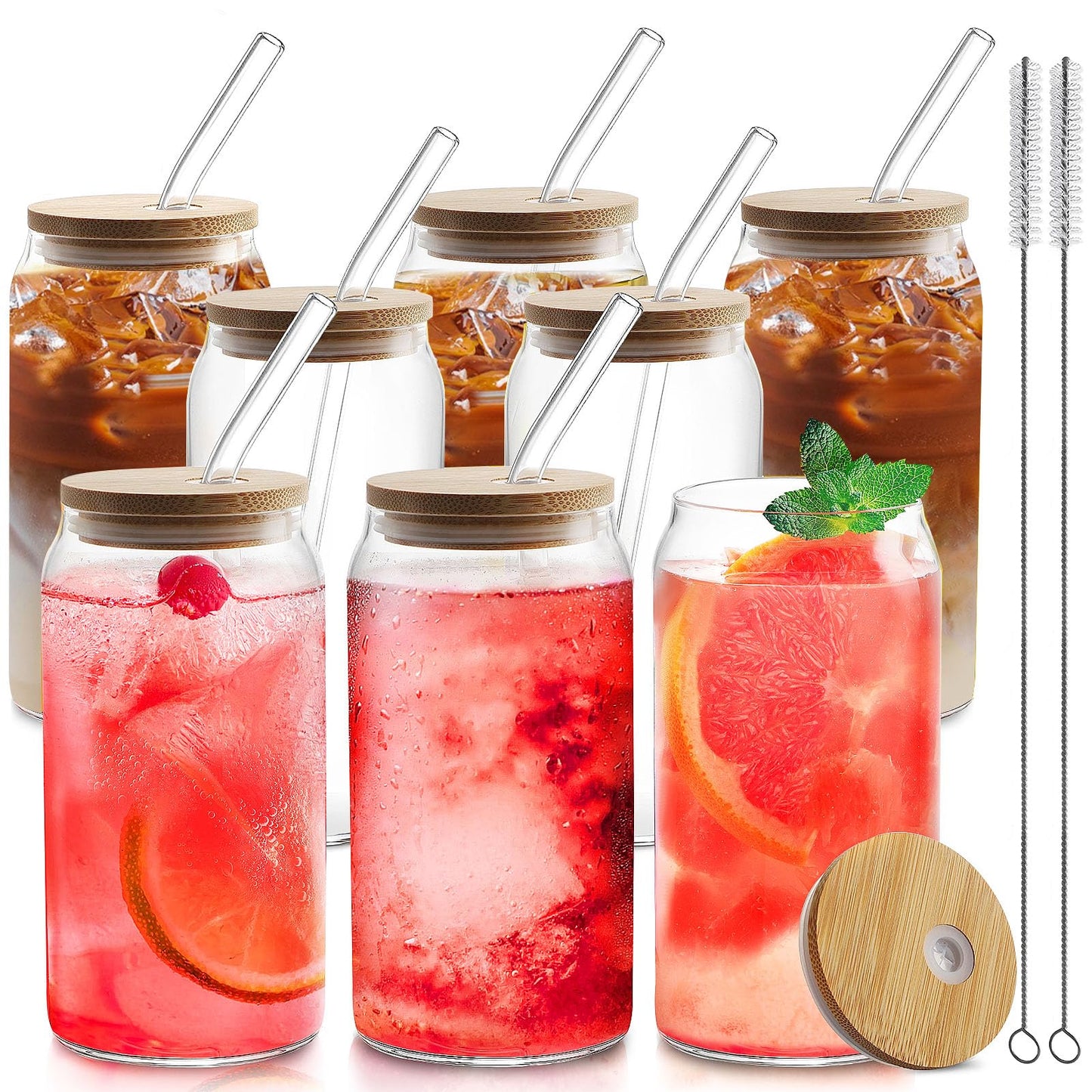 Glass Cup Set (8PK)