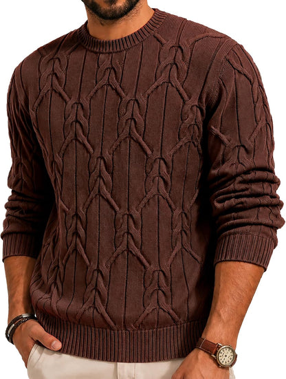 Men's Cable Knit Sweater