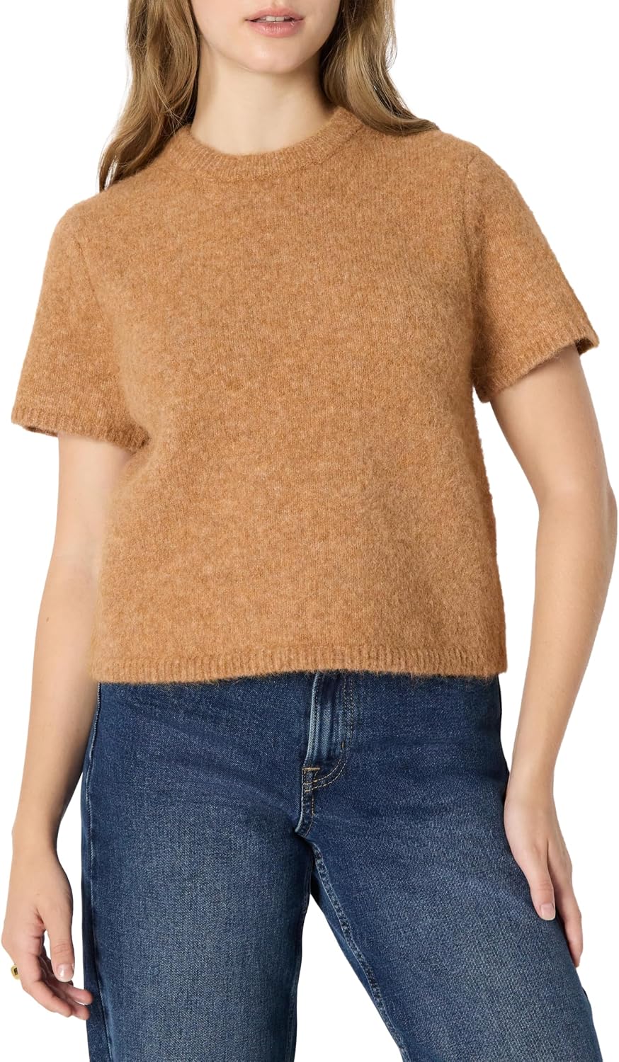 Relaxed Faux Mohair Sweater