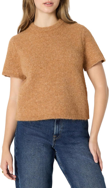 Relaxed Faux Mohair Sweater