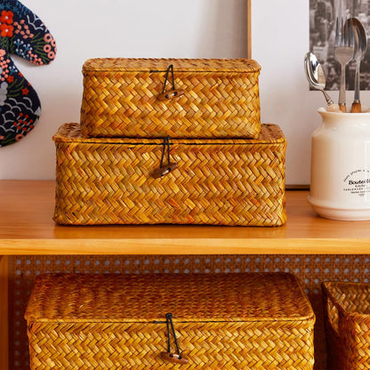Woven Seagrass Baskets (3PK)