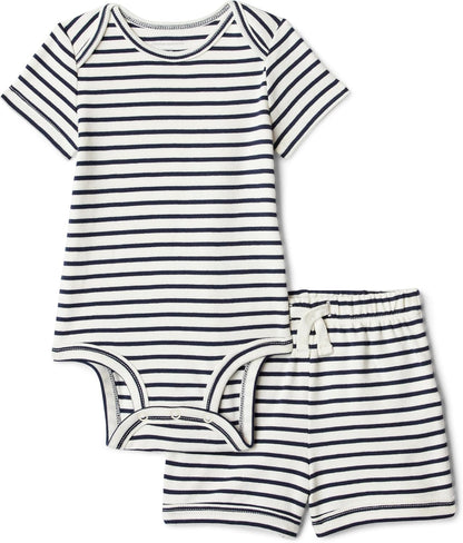 Cotton Bodysuit Shorts Set (2PK)