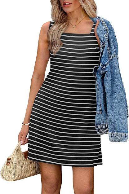 Square Neck Dress