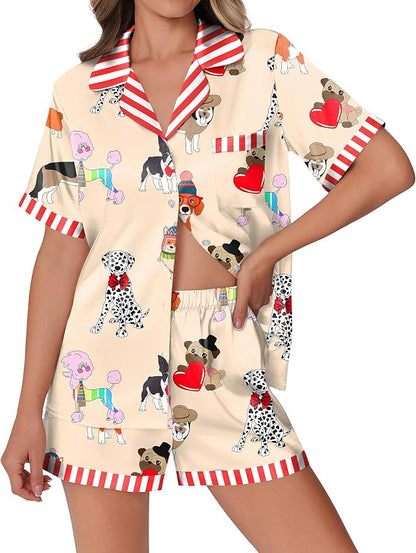 Satin Pajamas Set