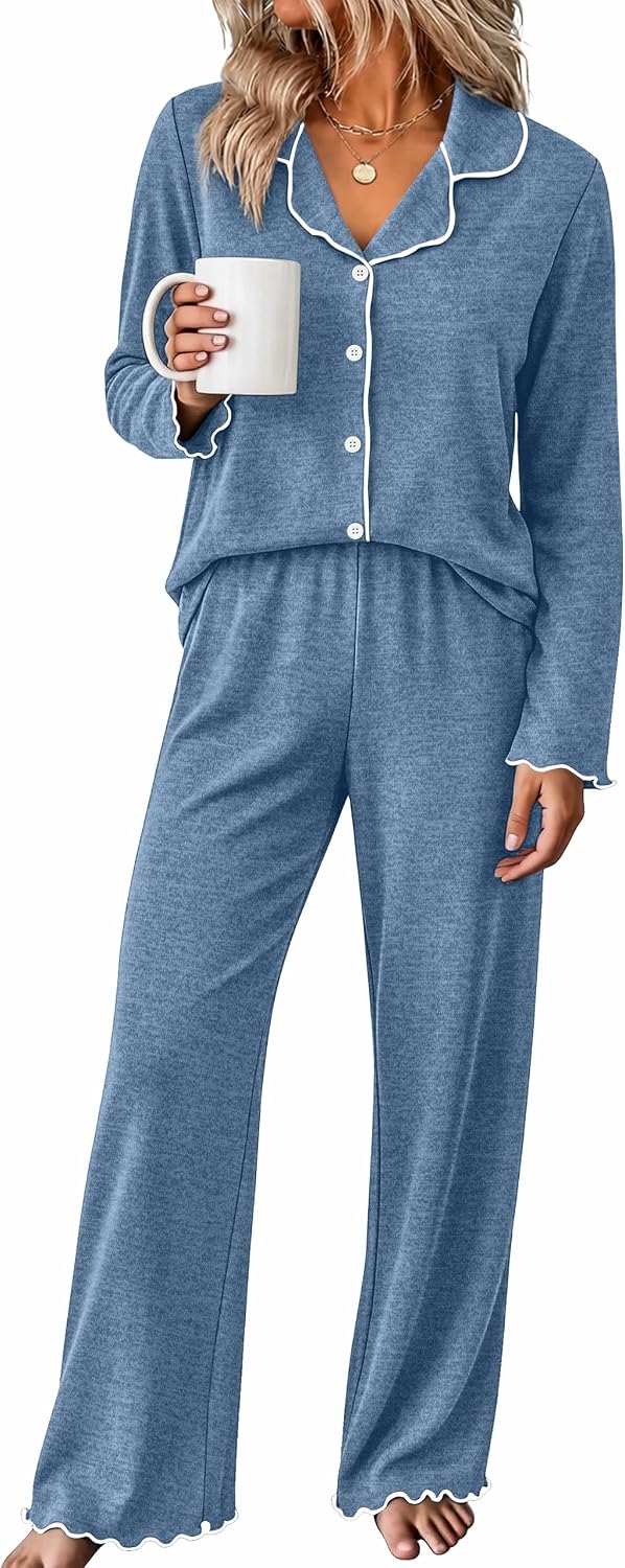 Button Down PJ Set