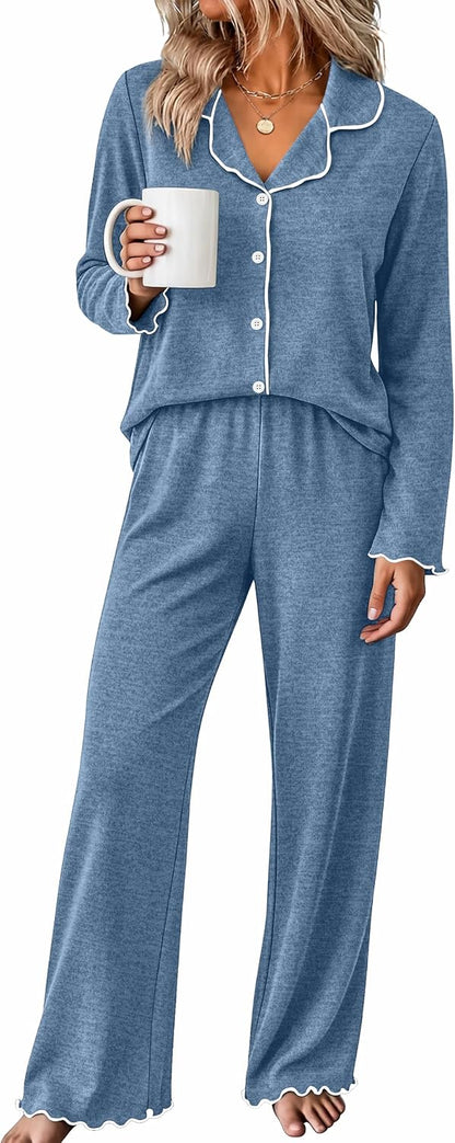 Button Down PJ Set