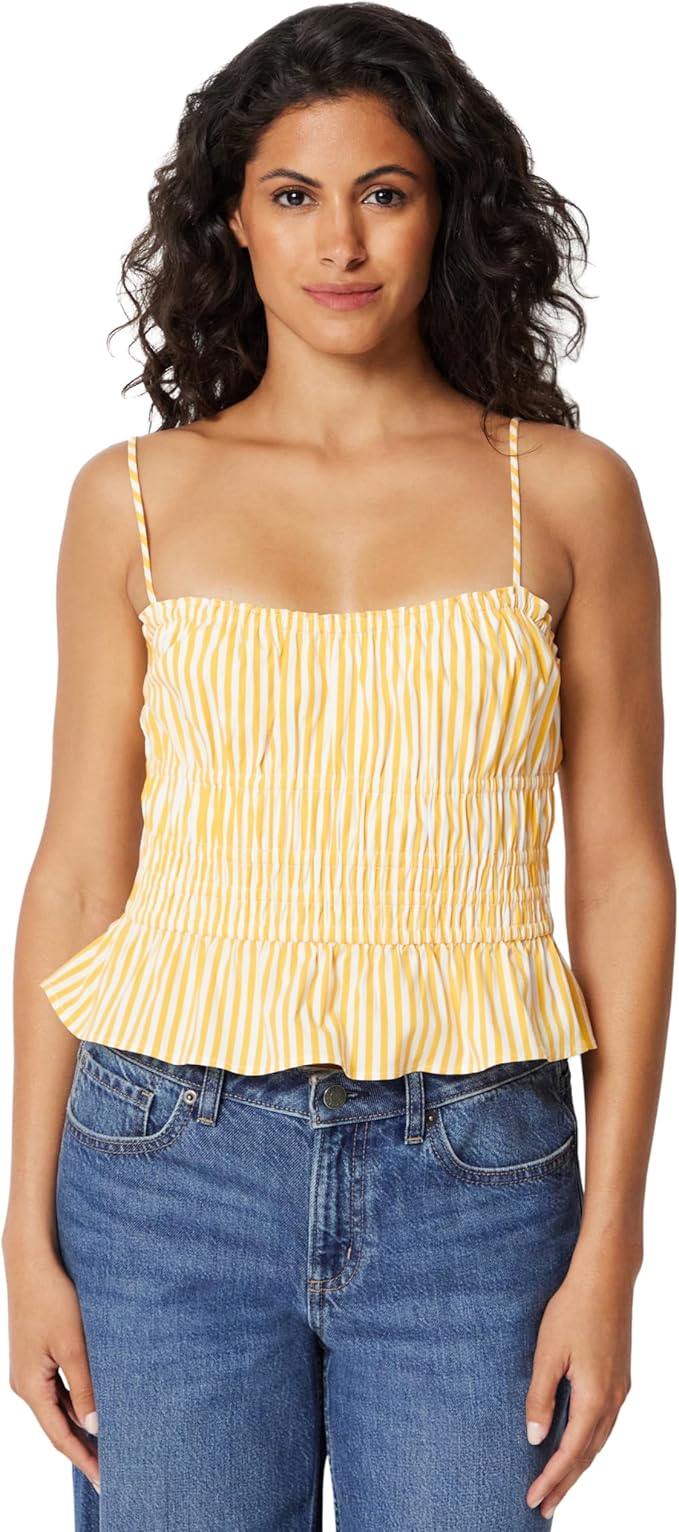 Amazon Essentials Smocked Cotton Tank