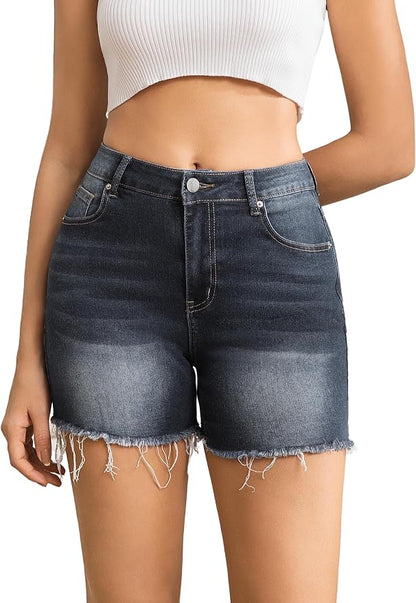 High Waisted Jean Shorts