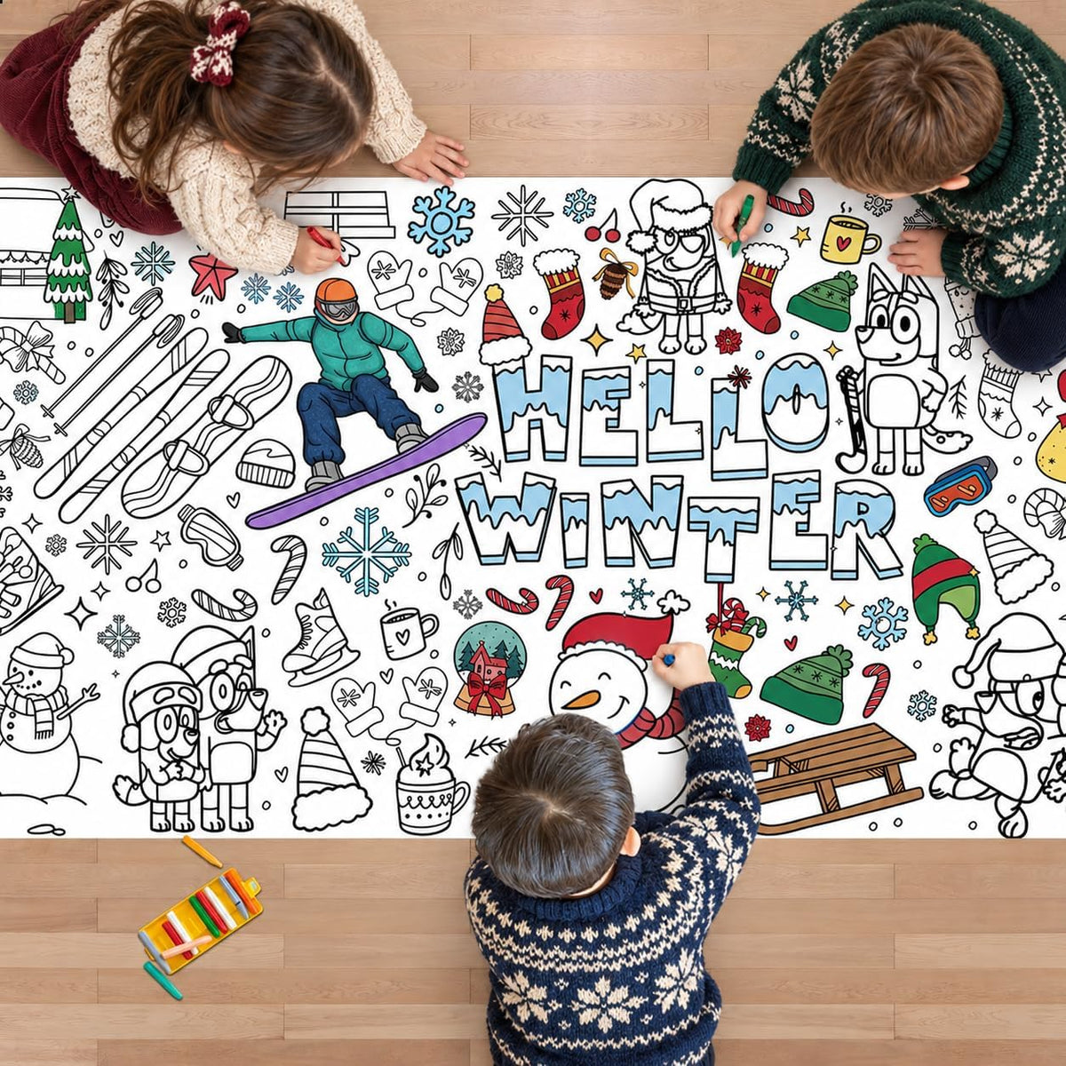 Coloring Tablecloth