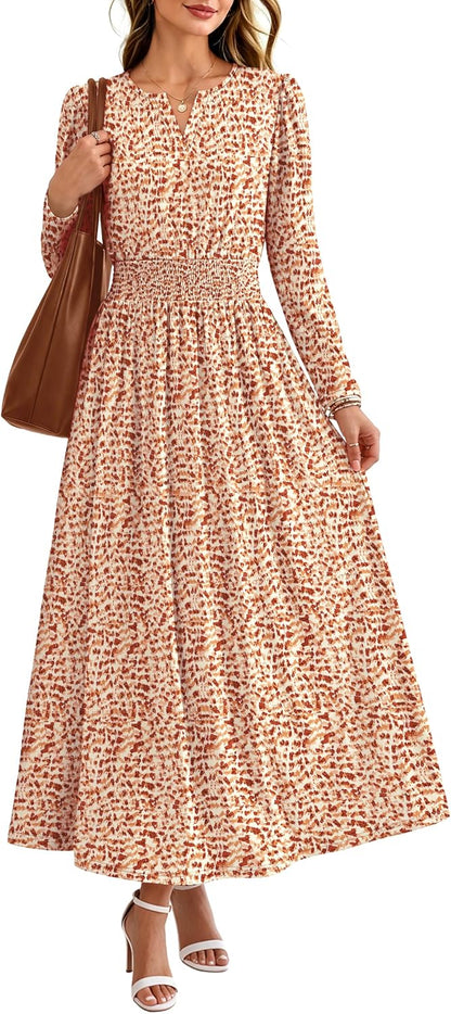 Boho Floral Maxi Dress