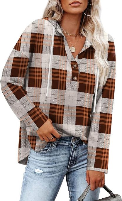 Checkered Fall Hoodie