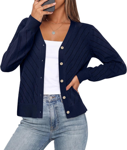 Lightweight V-Neck Cardigan