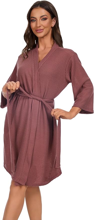 Waffle Style Bathrobe