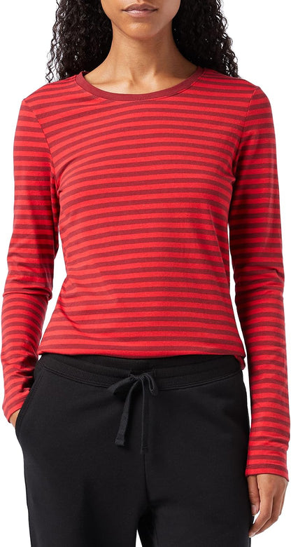 Cotton Blend Long Sleeve Top