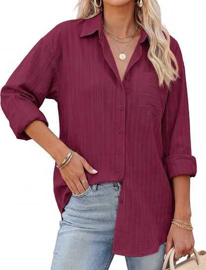 Cotton Oversized Blouse