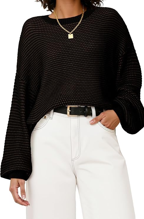 Waffle Knit Sweater