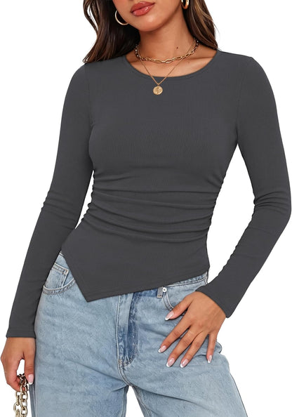 V Waist Fitted Top