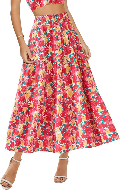 Boho Midi Skirt