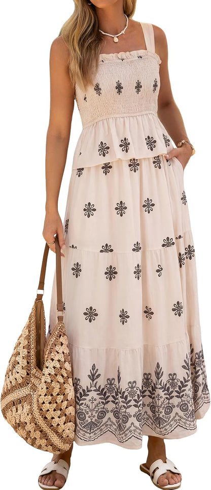 Boho Floral Skirt Set