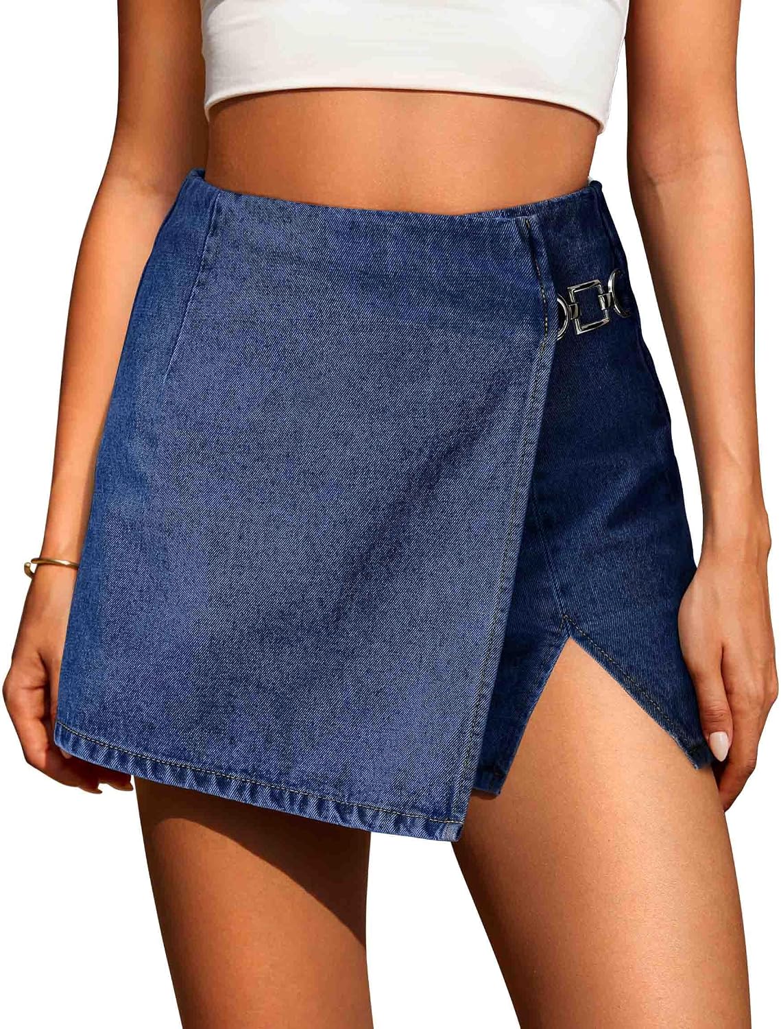 Western Denim Skort