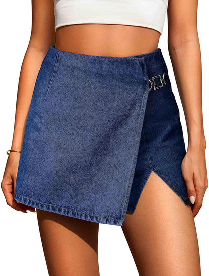 Western Denim Skort