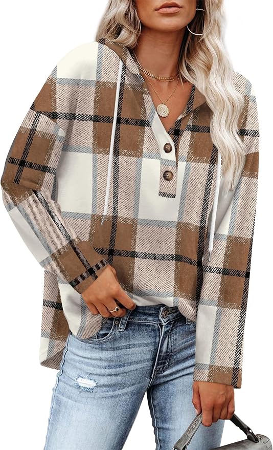 Checkered Fall Hoodie
