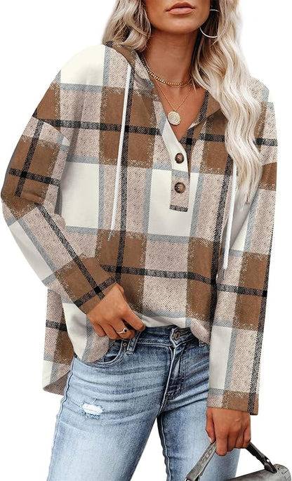 Checkered Fall Hoodie