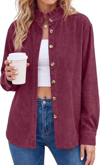 Corduroy Button Shirt