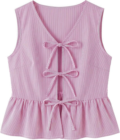 Cotton Peplum Blouse