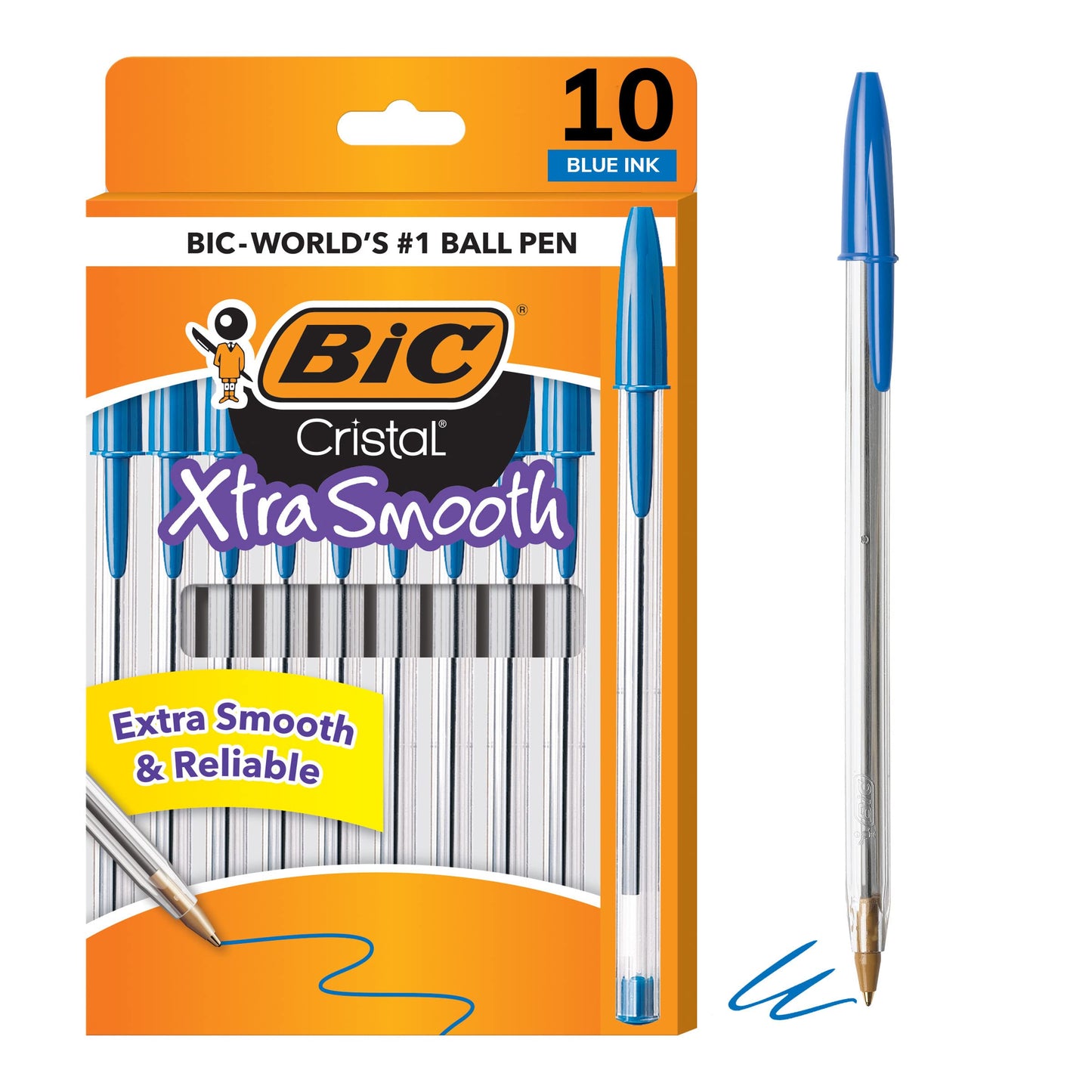 BIC Cristal Xtra Smooth Ballpoint Pen