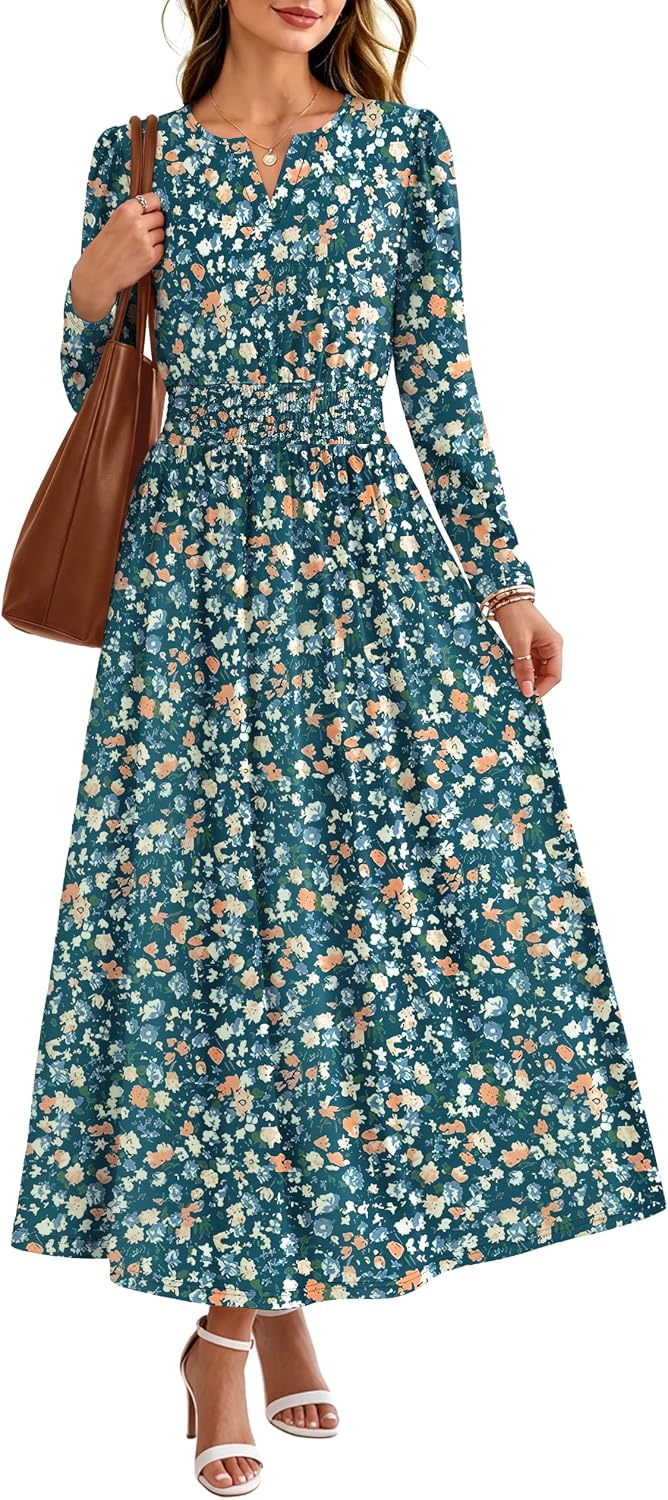 Boho Floral Maxi Dress