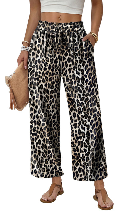 Cheetah Linen Pants