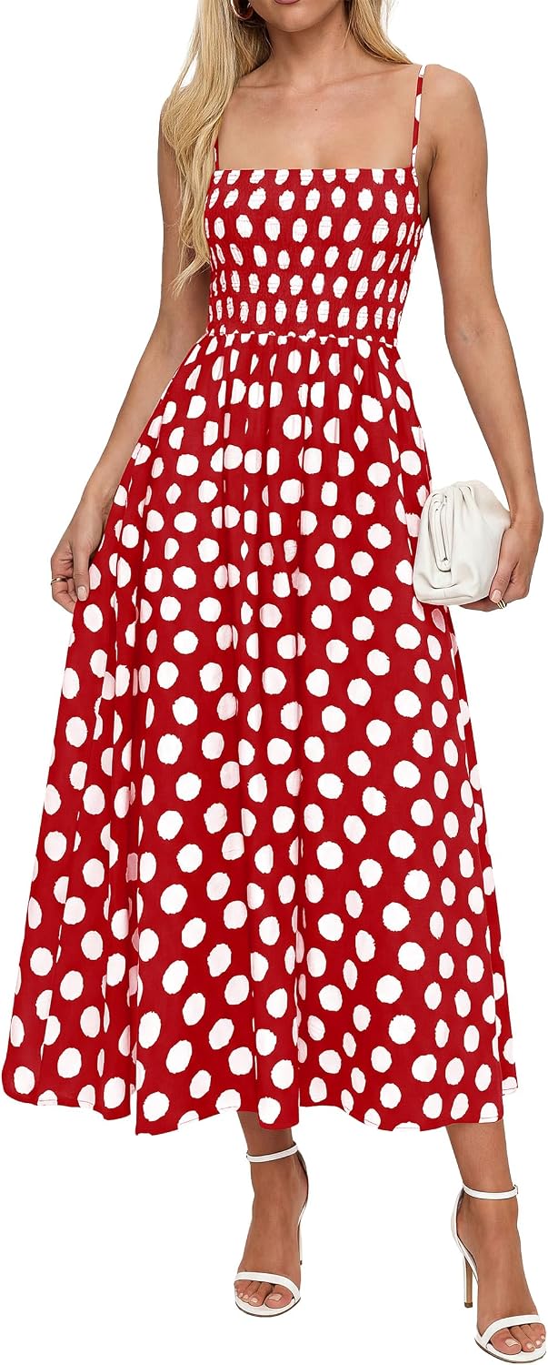 Polka Dot Midi Dress