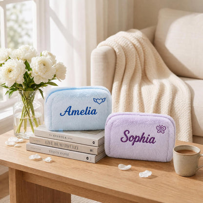 Custom Plush Makeup Bag