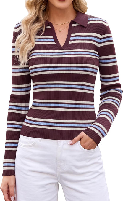 Striped Knit Sweater