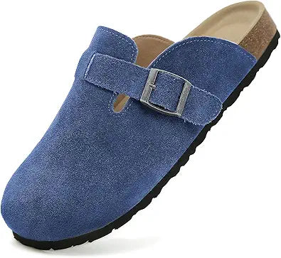 Suede Mules