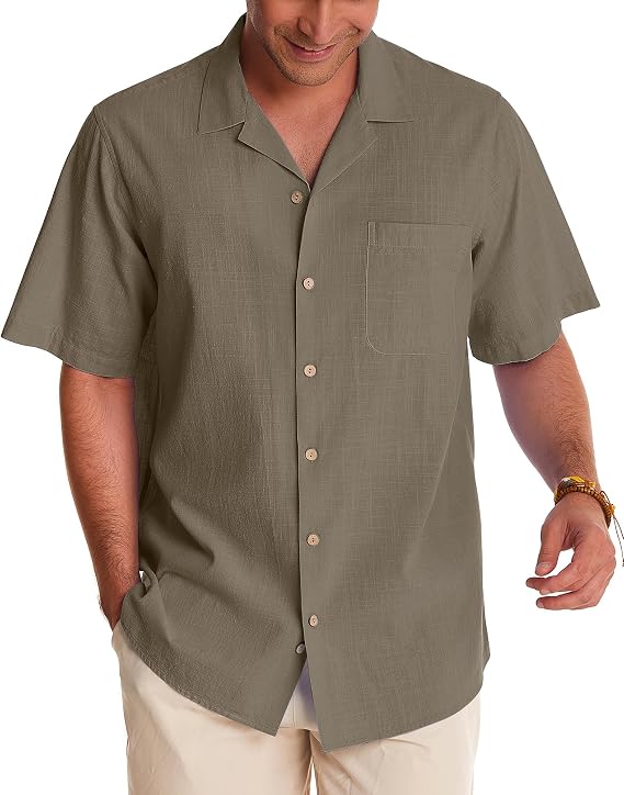 Men's Linen Cotton Shirt
