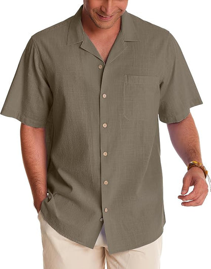 Men's Linen Cotton Shirt