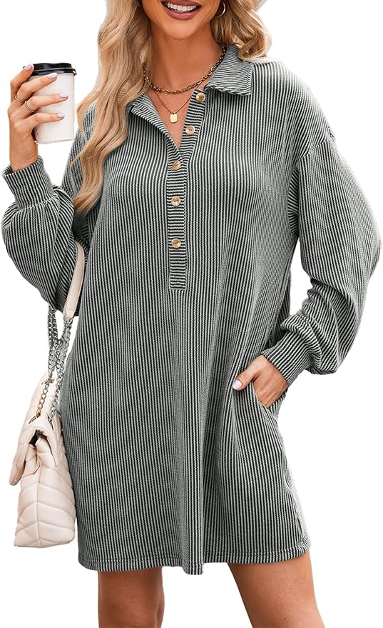 Ribbed Knit Dress
