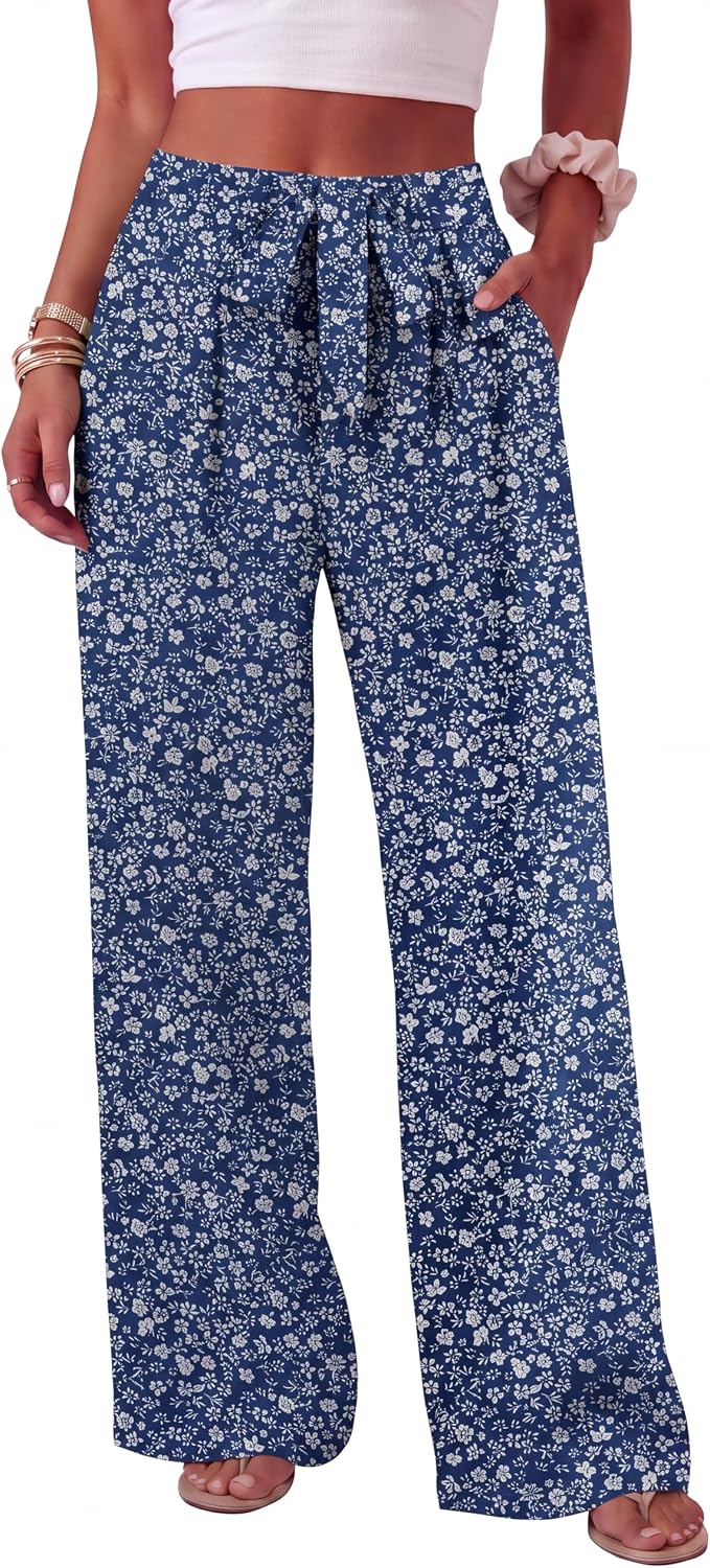 Paperbag Wide Leg Pants