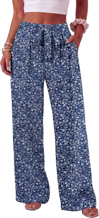 Paperbag Wide Leg Pants